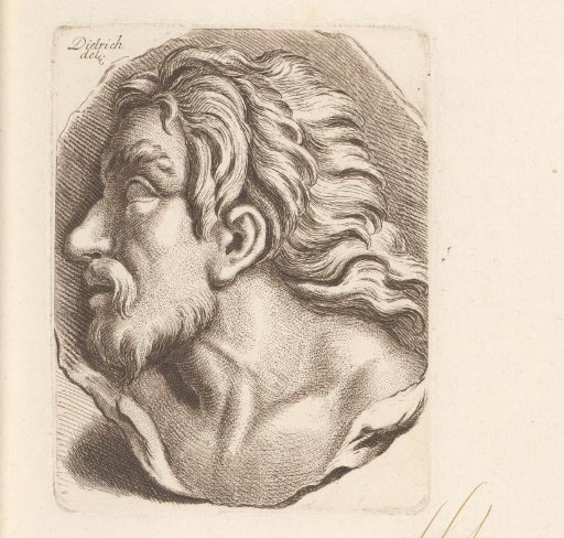 Head of an antique sculpture