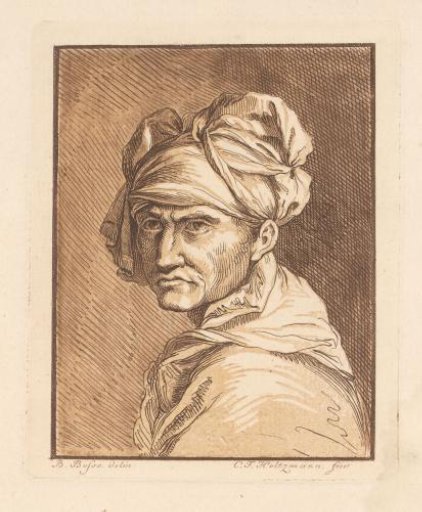 Portrait of an unknown man with a turban
