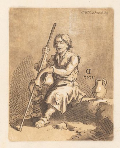 Begging Blind Man