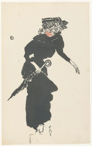 Woman with Umbrella