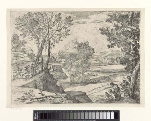 Landscape with a Woman, Man and Child