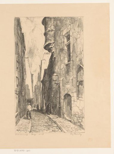 Old street in Paris