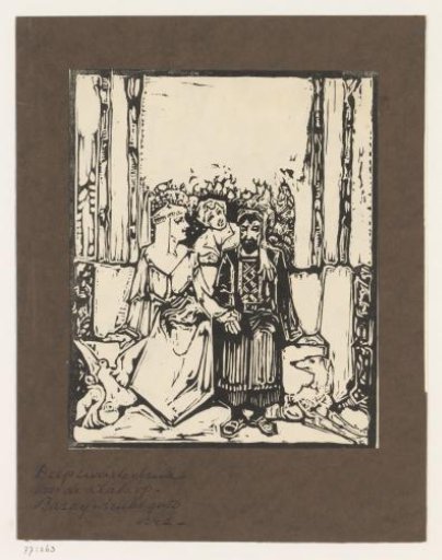 Seated couple