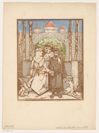 Seated couple