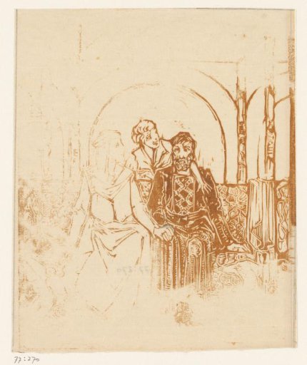 Seated couple