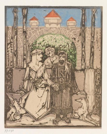 Seated couple