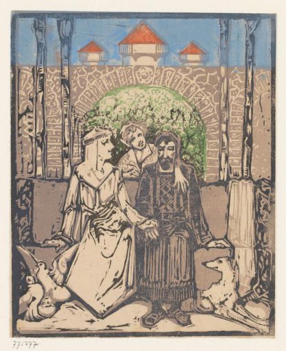 Seated couple