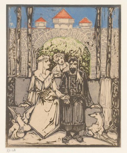 Seated couple