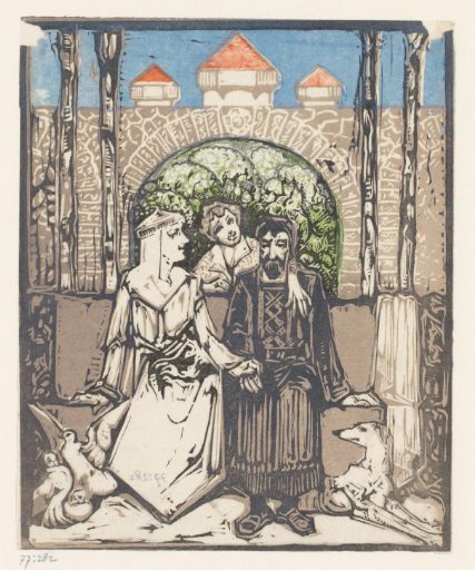 Seated couple