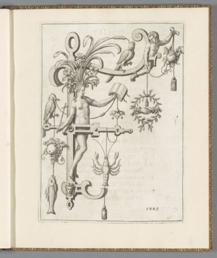 Letter F with the divine virtue Fides, Faith