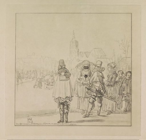 Elegant company on the ice