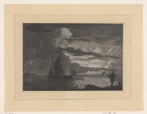Man with a Sack on His Shoulder at Sunrise