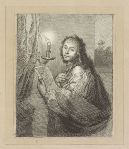 Portrait of Godfried Schalcken by Candlelight