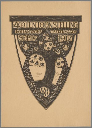 40th Exhibition Dutch Drawing Society. Sept. 1917 Pulchri Studio 's-Gravenhage 1876