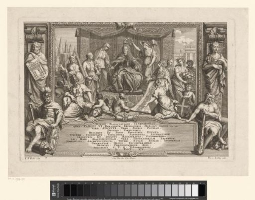 Allegory on Vienna as imperial capital and residence city