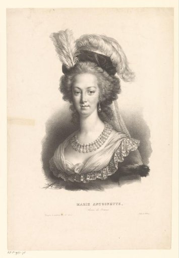 Portrait of Marie Antoinette, Queen of France