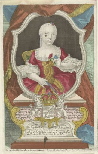 Portrait of Carolina, Princess of Orange-Nassau
