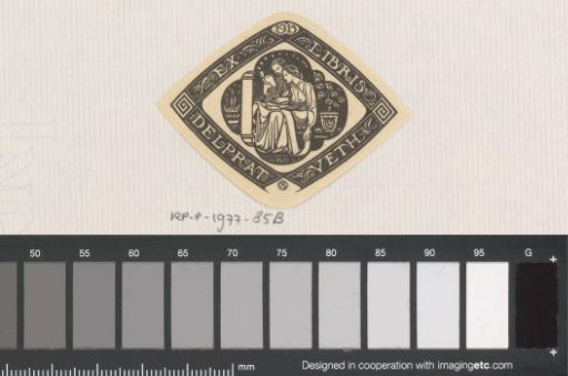 Ex libris of Delprat-Veth