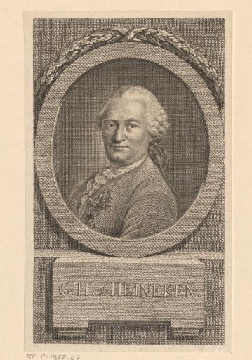 Portrait of Carl Heinrich von Heinecken