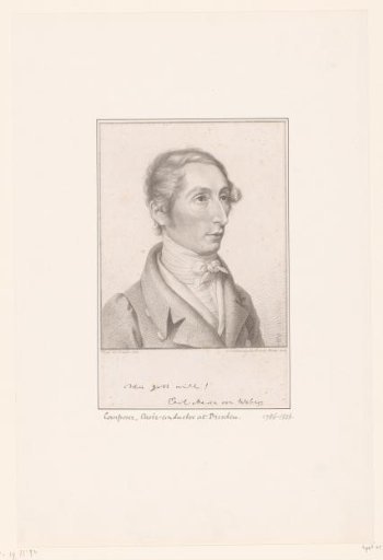 Portrait of Carl Maria von Weber