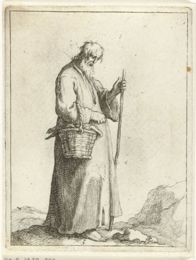 Peasant with basket