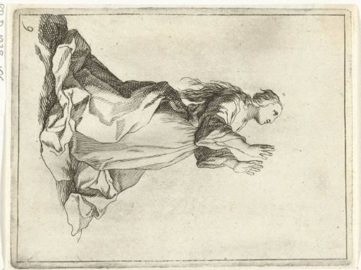 Kneeling praying woman (Mary Magdalene?)
