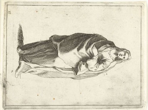Woman with veil over her head