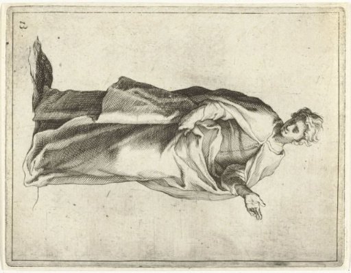 Young man with cloak