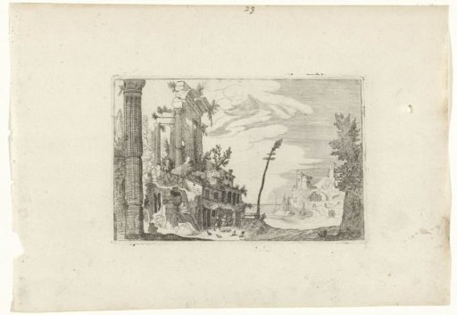 Roman Ruins by the Sea