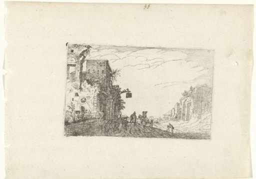 Road between Ruins