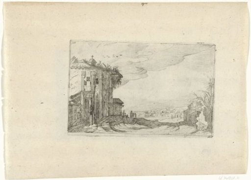 Ruin with Corinthian Columns