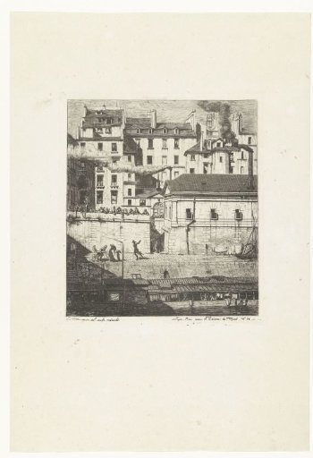 Morgue on the Seine in Paris