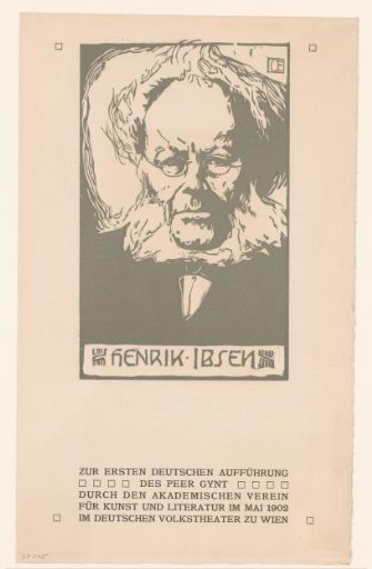 Portrait of Henrik Ibsen