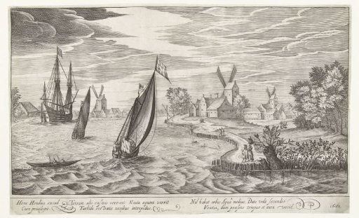 River view with ships