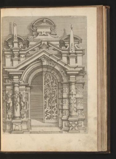Portal with various ornaments