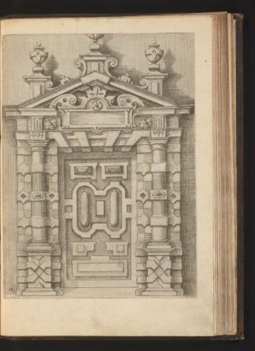 Portal Decorated with Architectural Ornaments