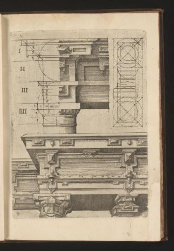 Proportions of a Tuscan Capital and a Detail of a Capital