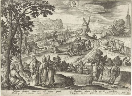 August: Gleaning of corn on the Sabbath