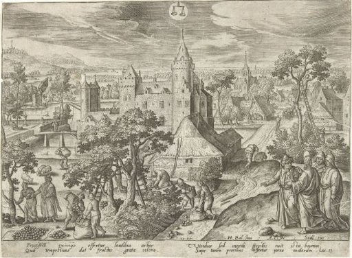September: Christ and the parable of the fig tree in the vineyard