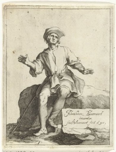 Sitting man