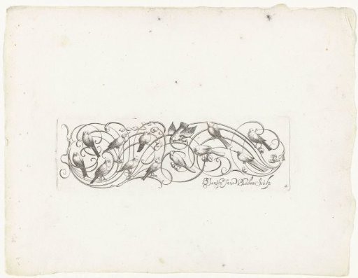Thirteen birds on stylised vines