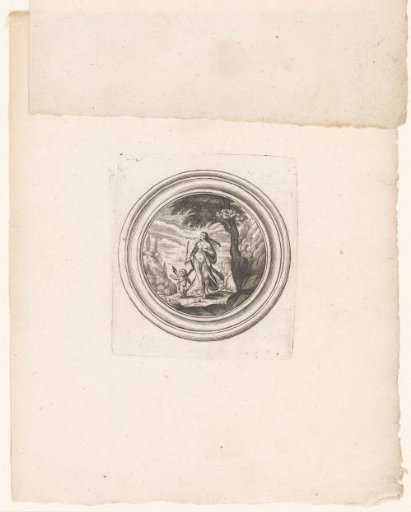 Venus and Amor in a landscape