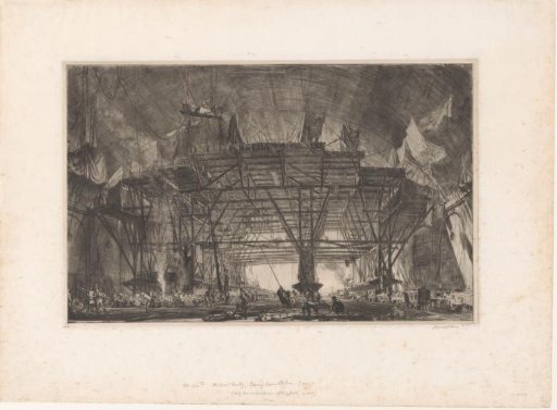 Repair of the roof of Charing Cross Station in London