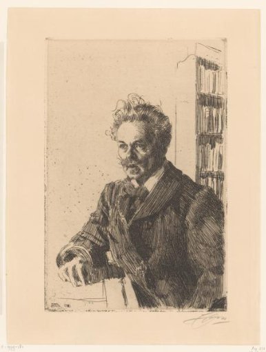Portrait of August Strindberg