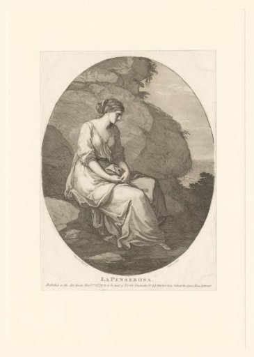 Woman Seated on a Rock
