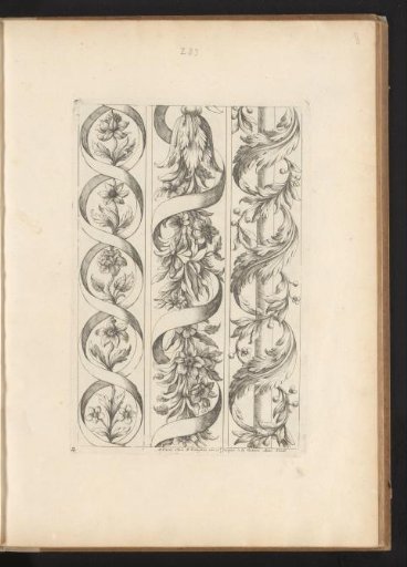 Three Floral Ornaments