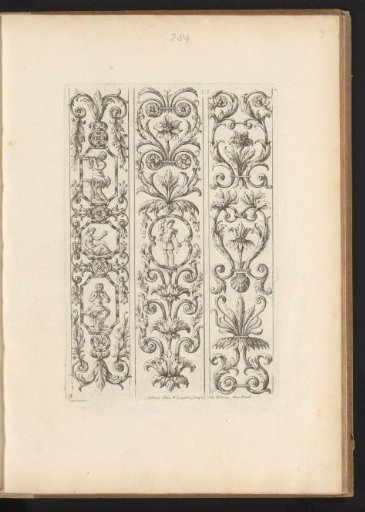 Ornaments with Acanthus Scrolls and Satyrs