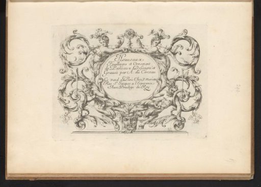 Title page with satyrs and female herm figures