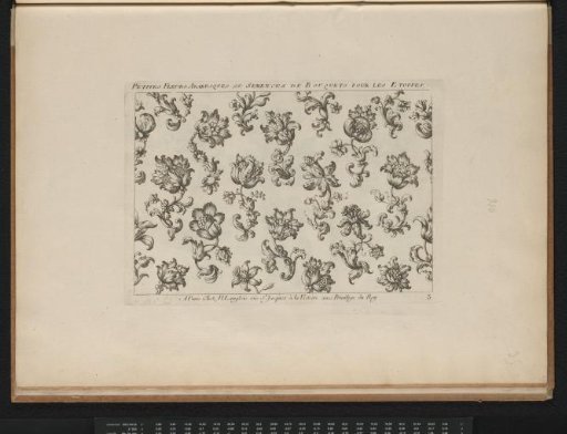 Ornament with flowers