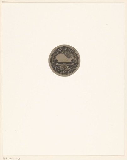 Ex libris of Adriaan Roland Holst